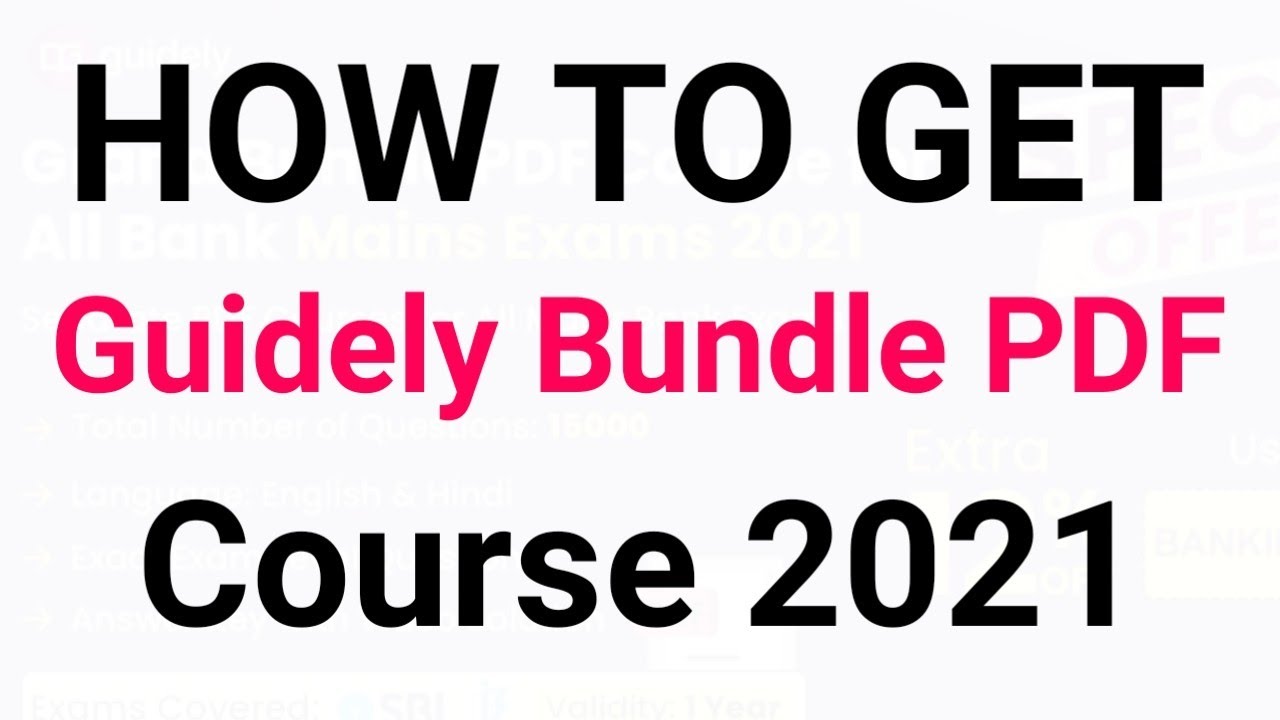 How to Get Guidely Bundle PDF Course 2021