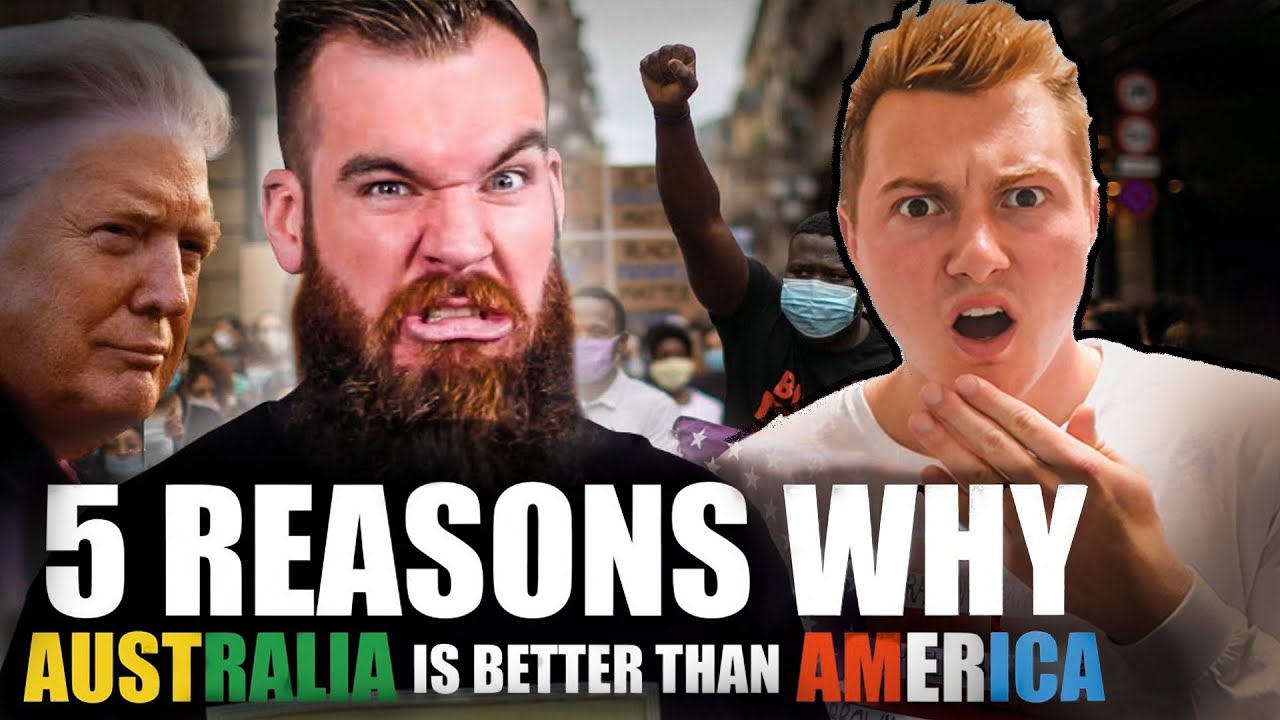 AMERICAN REACTS to Why AUSTRALIA is FAR BETTER than AMERICA (Isaac Butterfield)