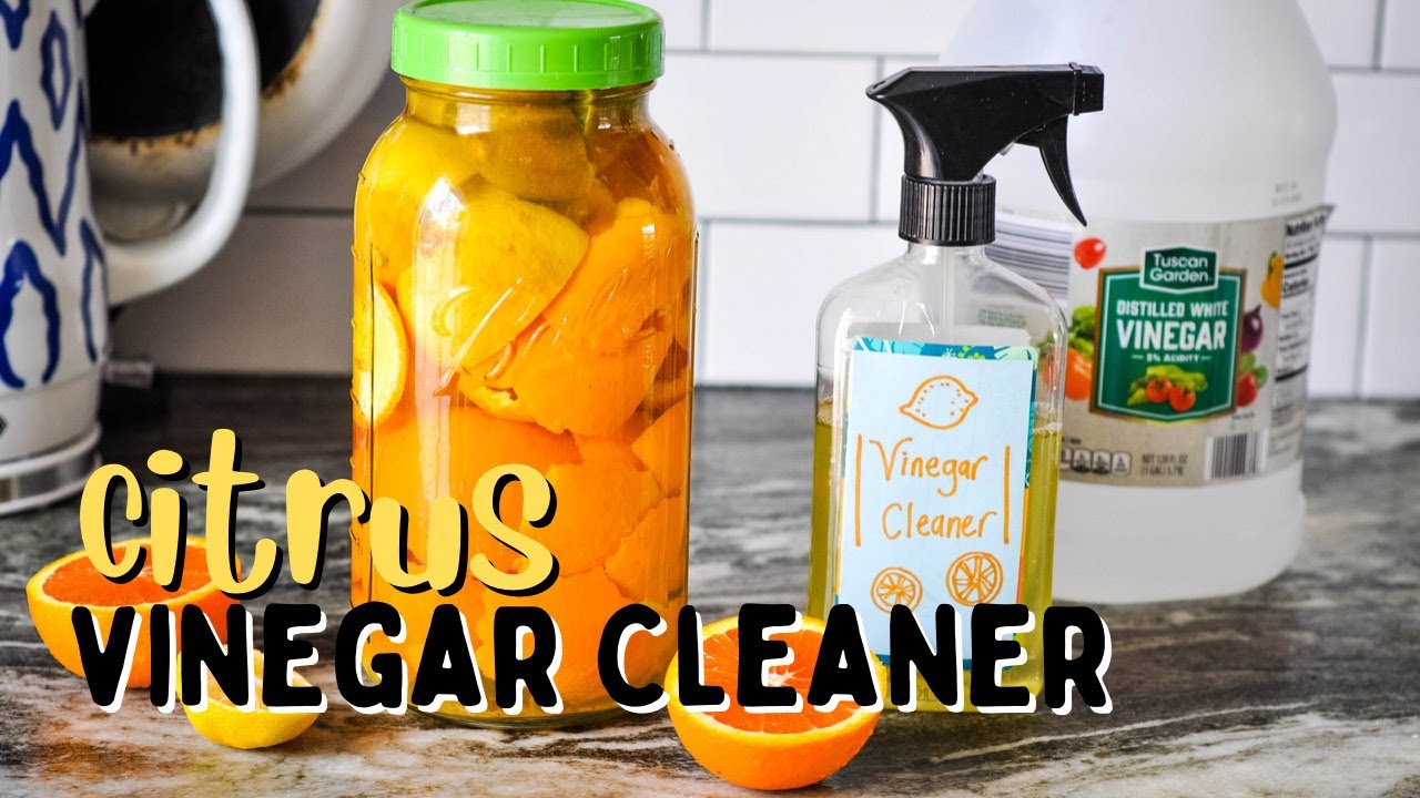 All-Purpose Citrus Vinegar Cleaner (non-toxic and IT WORKS!)