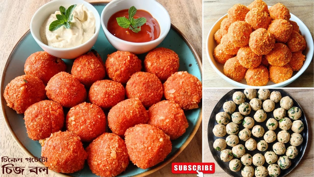 চিকেন পটেটো চিজ বল (ইফতার আইটেম) | Chicken Potato Cheese Ball | Crispy Cheese Balls | Evening Snacks