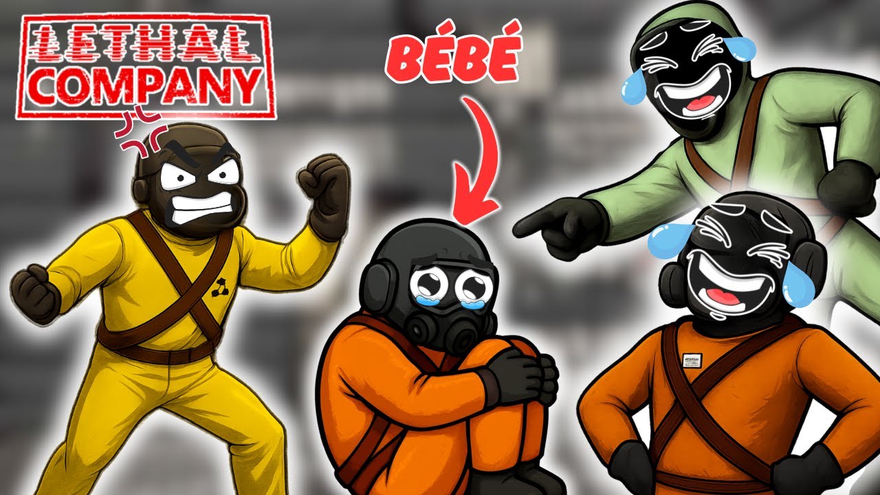 4 DÉBILES SUR LETHAL 😂 (Best Of Lethal Company #7)