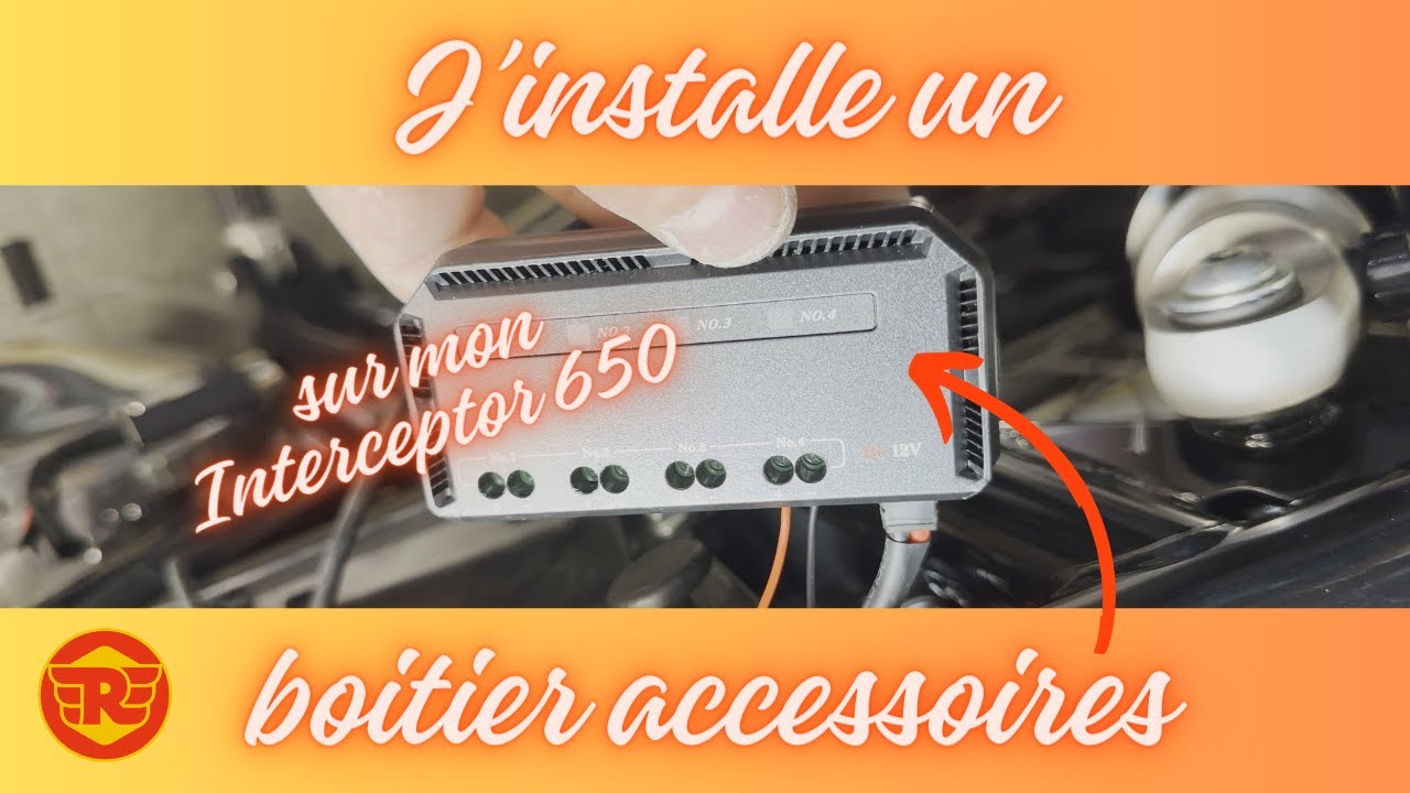 INSTALLATION D'UN BOITIER ACCESSOIRES SUR MA ROYAL ENFIELD INTERCEPTOR 650 accessories