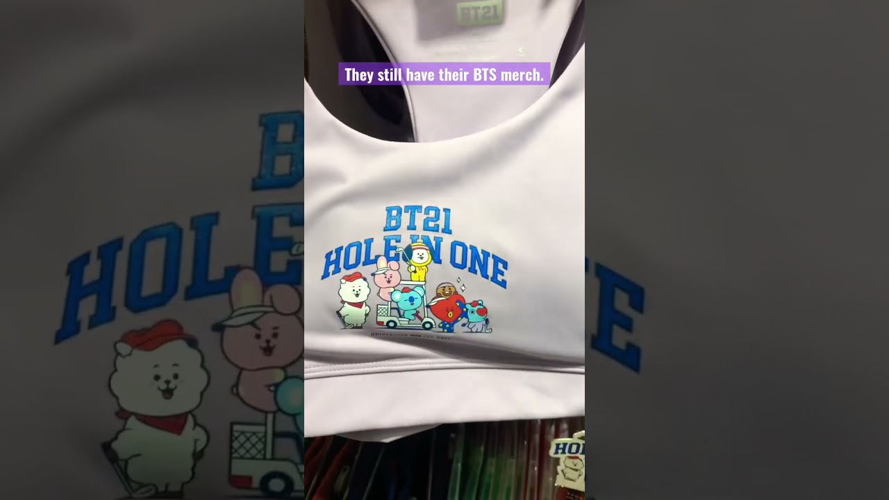 Bench SM North Edsa #bts #bt21 #sportsbra #merch #btsarmy #btsmerch #piedpiper #shortvideo #shorts