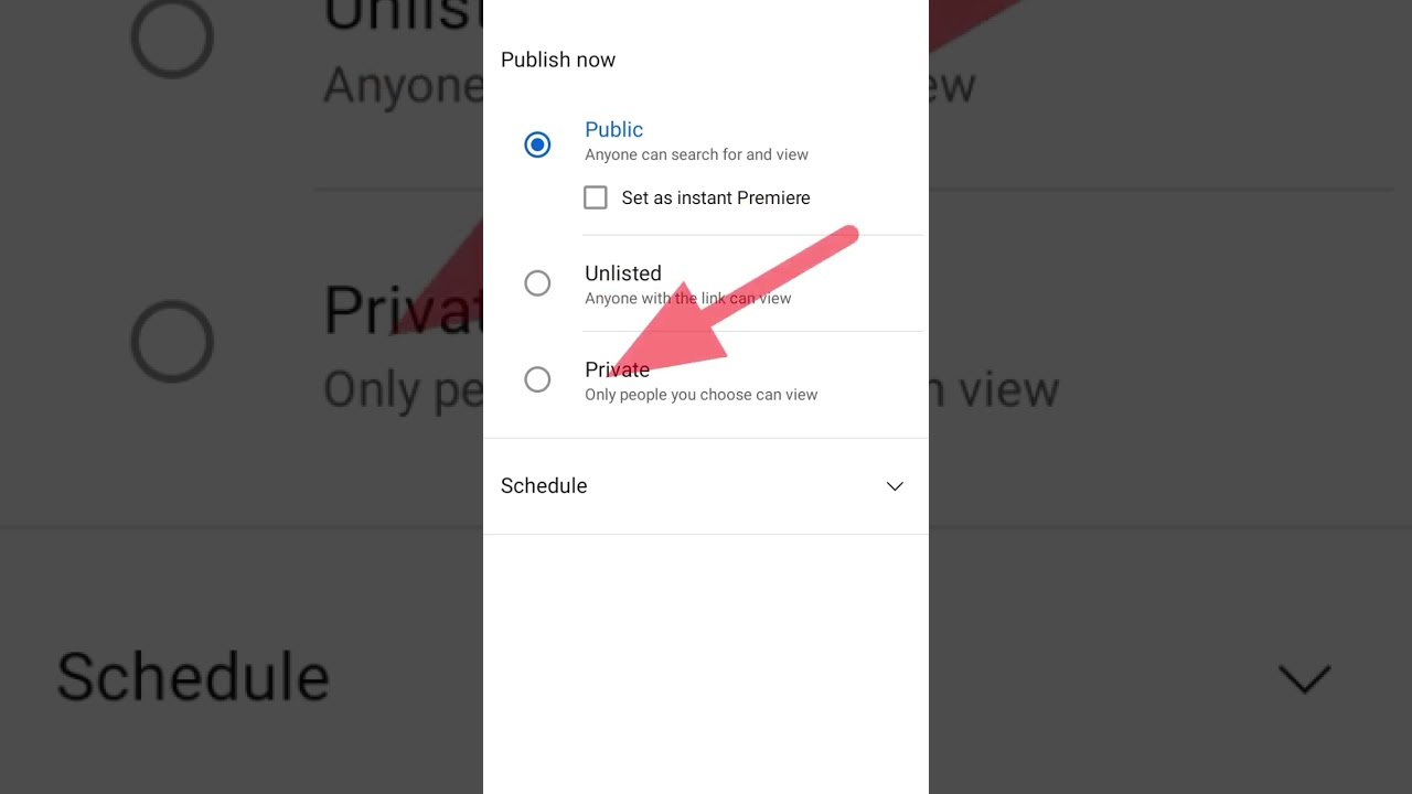 video upload karne ke bad public kab karna chahiye 