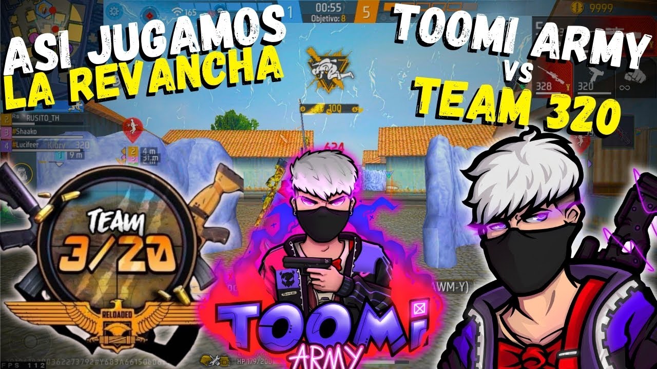 ASI JUGUÉ LA REVANCHA con la TOOMI ARMY contra el TEAM 320 🐐💜 | HICE LO IMPOSIBLE CON MI AWM ☠️✅