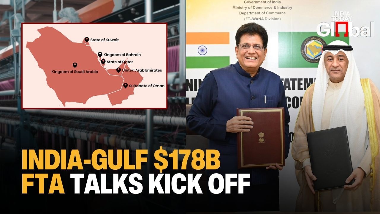 India, GCC Launch $178B Free Trade Pact Talks After 15-Year Gap in Major Economic Push