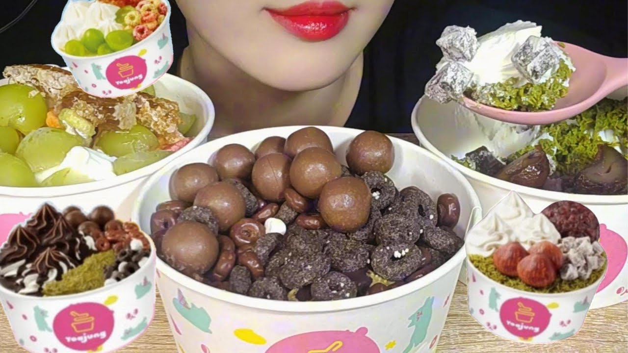 ASMR Yoajeong Yogurt Ice Cream | 요아정 요거트 아이스크림 먹방 송송이 ASMR