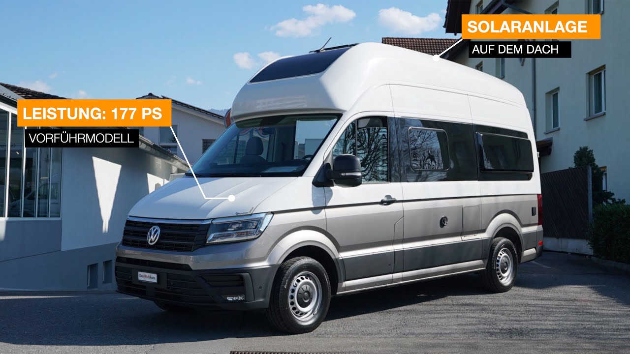 VW Grand California (Wohnmobil) 177PS 2019 4'400km 69'600.- SG | CAR MOVIE24