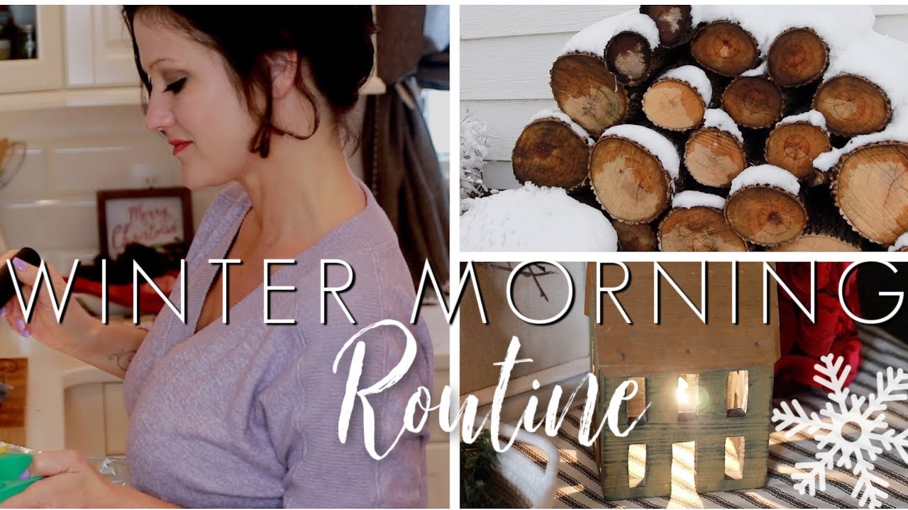 A SNOWY WINTER’S MORNING ROUTINE 2020-21| WEEKDAY VLOG ⛄️☕️