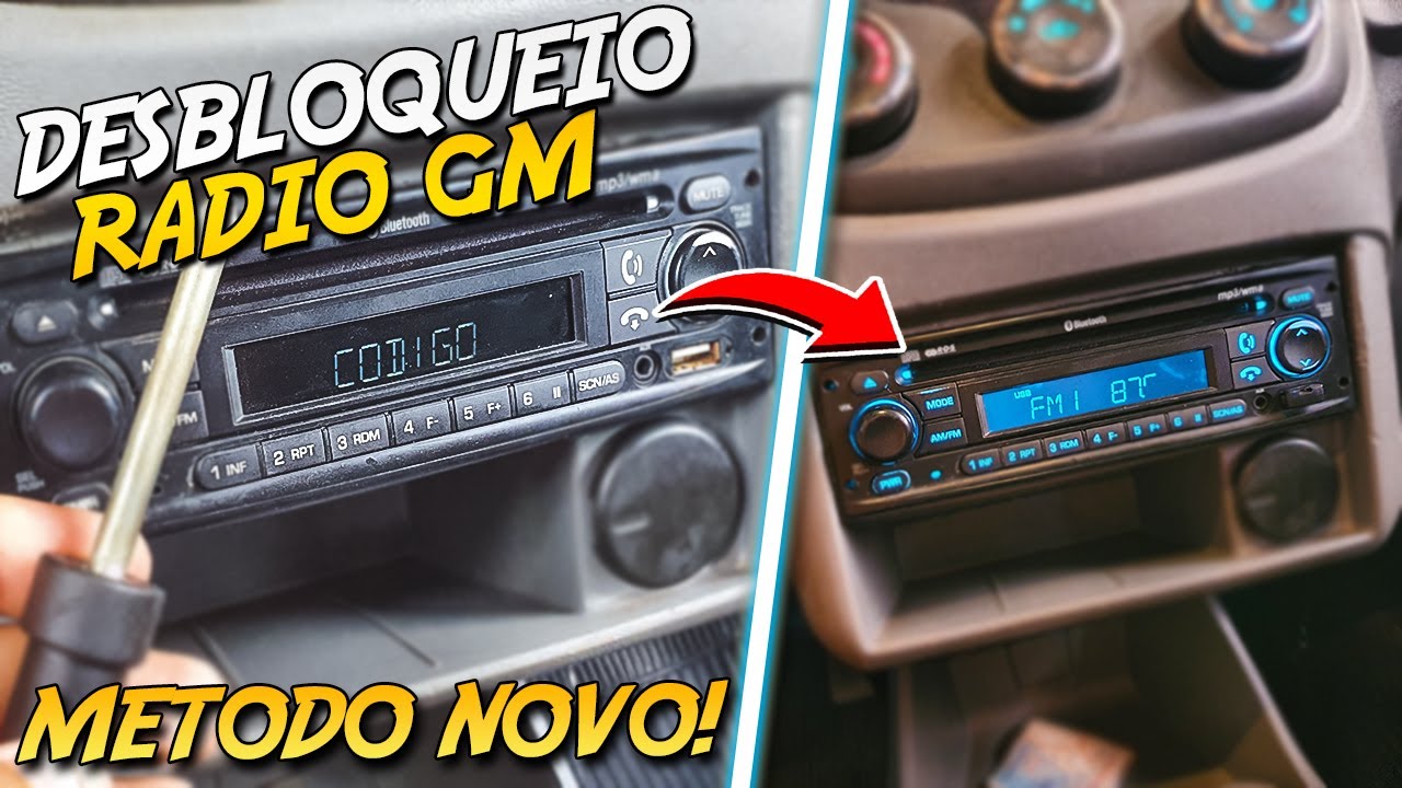 COMO DESBLOQUEAR QUALQUER RÁDIO GM | SEM GASTAR NADA!