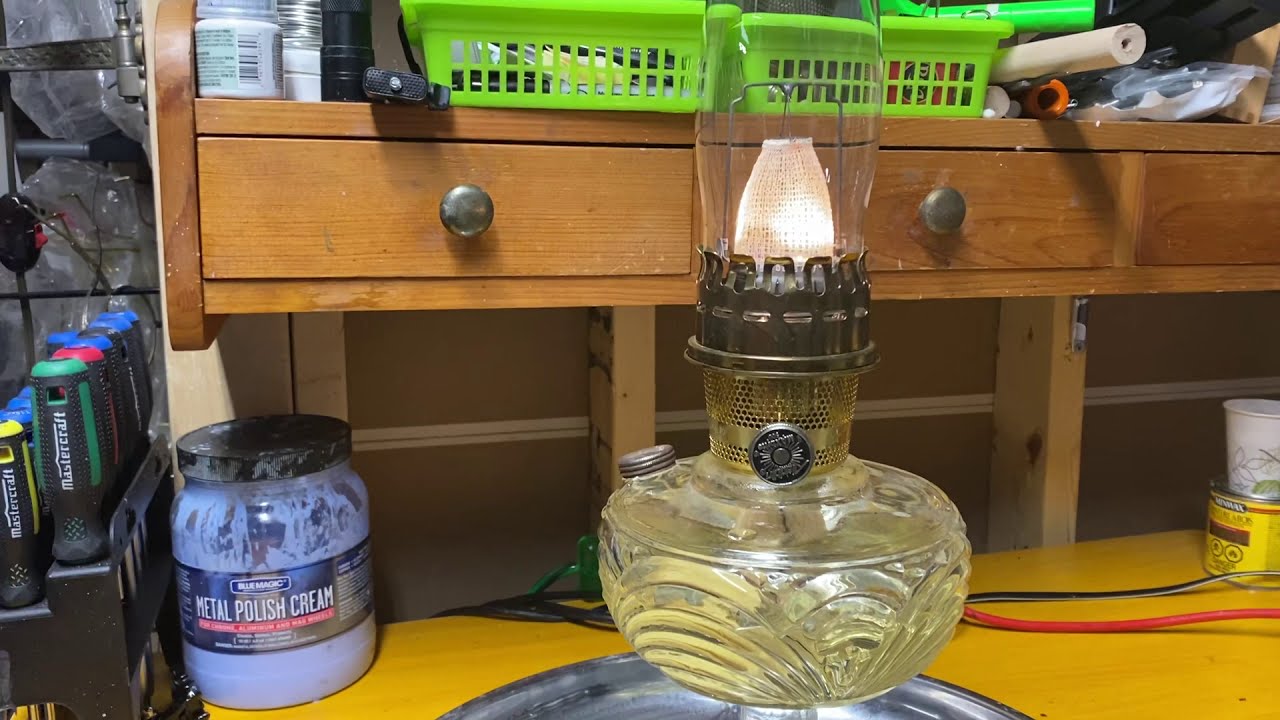 Max-Brite 500  Aladdin Lamp, not running well. video #1