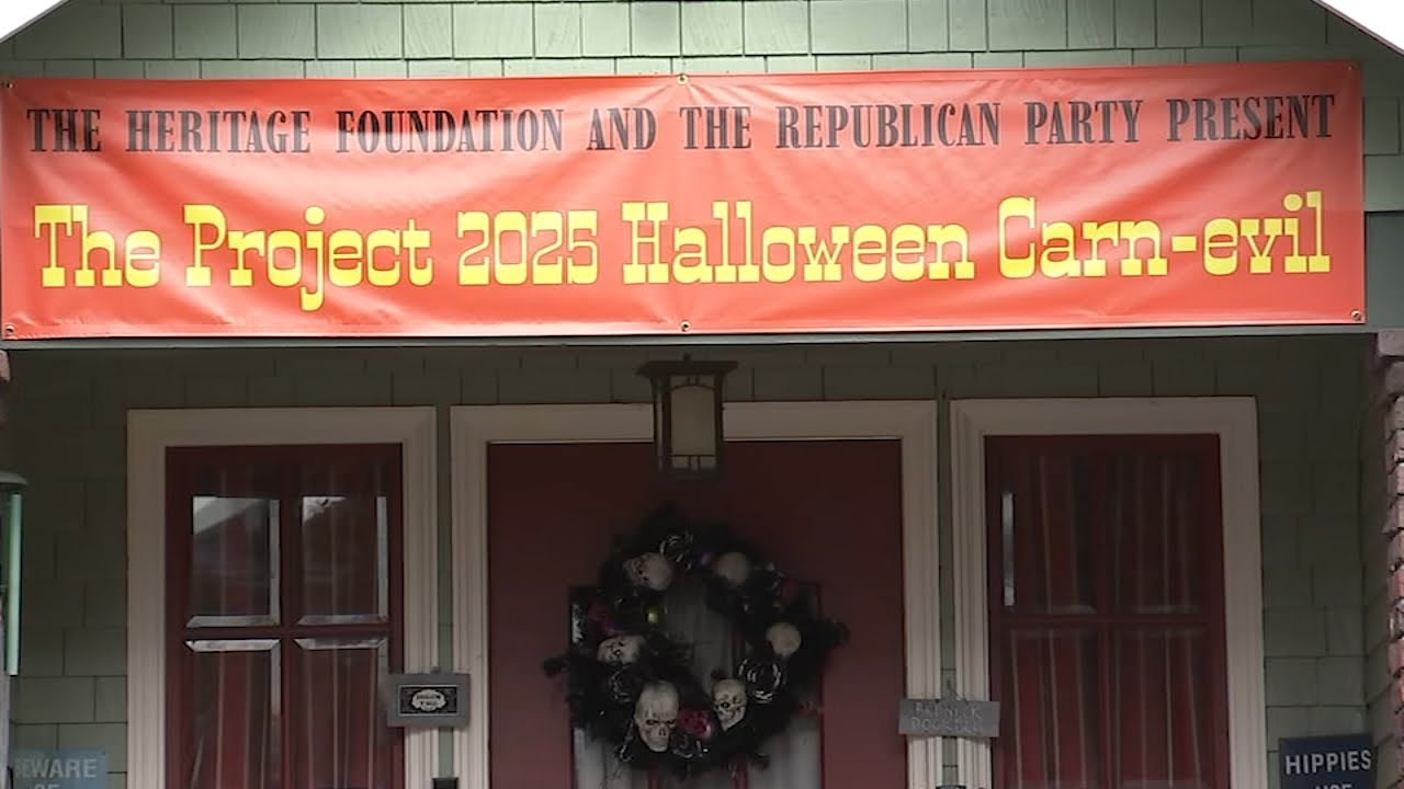Anti-Trump Halloween decorations getting attention across Bay Area as Election Day approaches