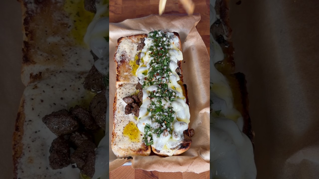 Chimichurri Steak Frites Sandwiches