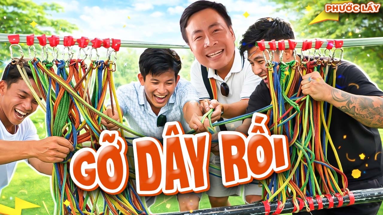 Trò chơi thi mở rối dây nhanh nhất #phuoclay