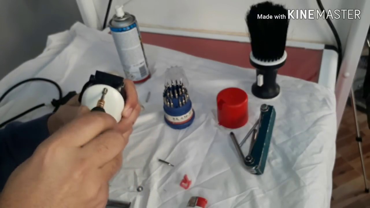 تفكيك ماكينة wahl super taper واعادة تجميعها