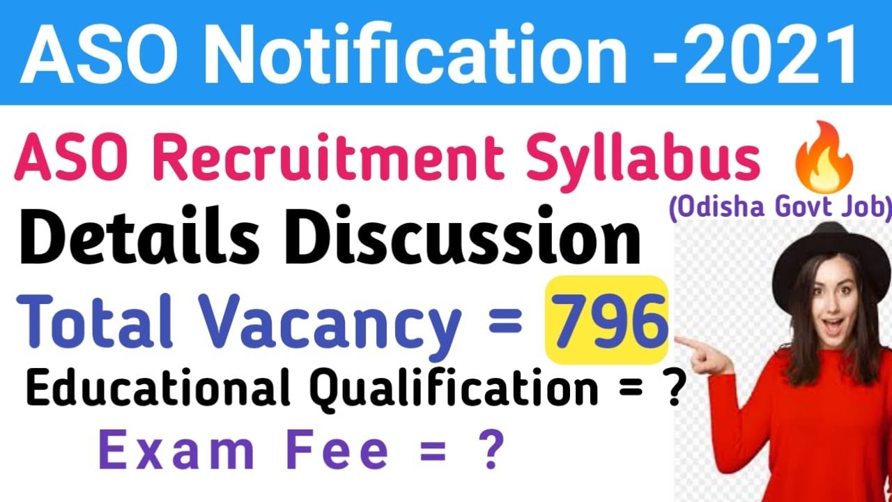 ASO Syllabus 2021 🔥 ASO Notification ❤️ ASO Secretariate Recruitment -2021 👍 Details ! #opsc