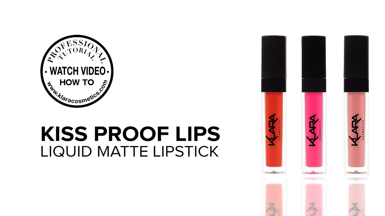 HOW TO:  Kiss Proof Lips Tutorial