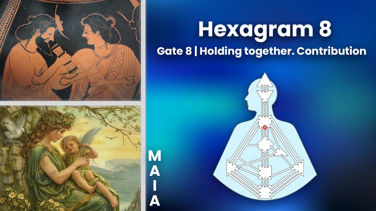 Hexagram 8 | Gate 8 - Human Design | Holding together. Contribution.