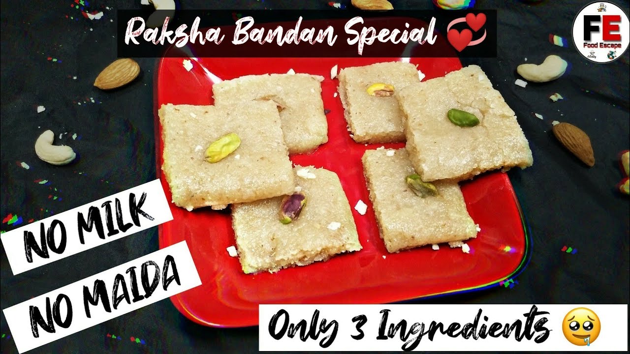 Sweet Barfi In Hindi 2020 / Nuts Barfi / Simple Ingredients / Rakhsha Bandan Special / Sweet Recipe