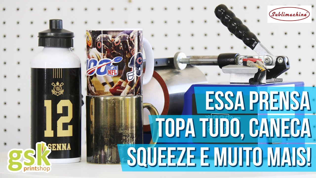 PRENSA DE CANECAS PARA SUBLIMA&Ccedil;&Atilde;O
