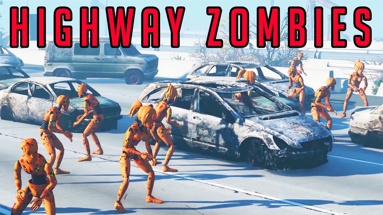 Escape from the Highway – Crash Test Zombies – BeamNG Drive | Demolition Republic