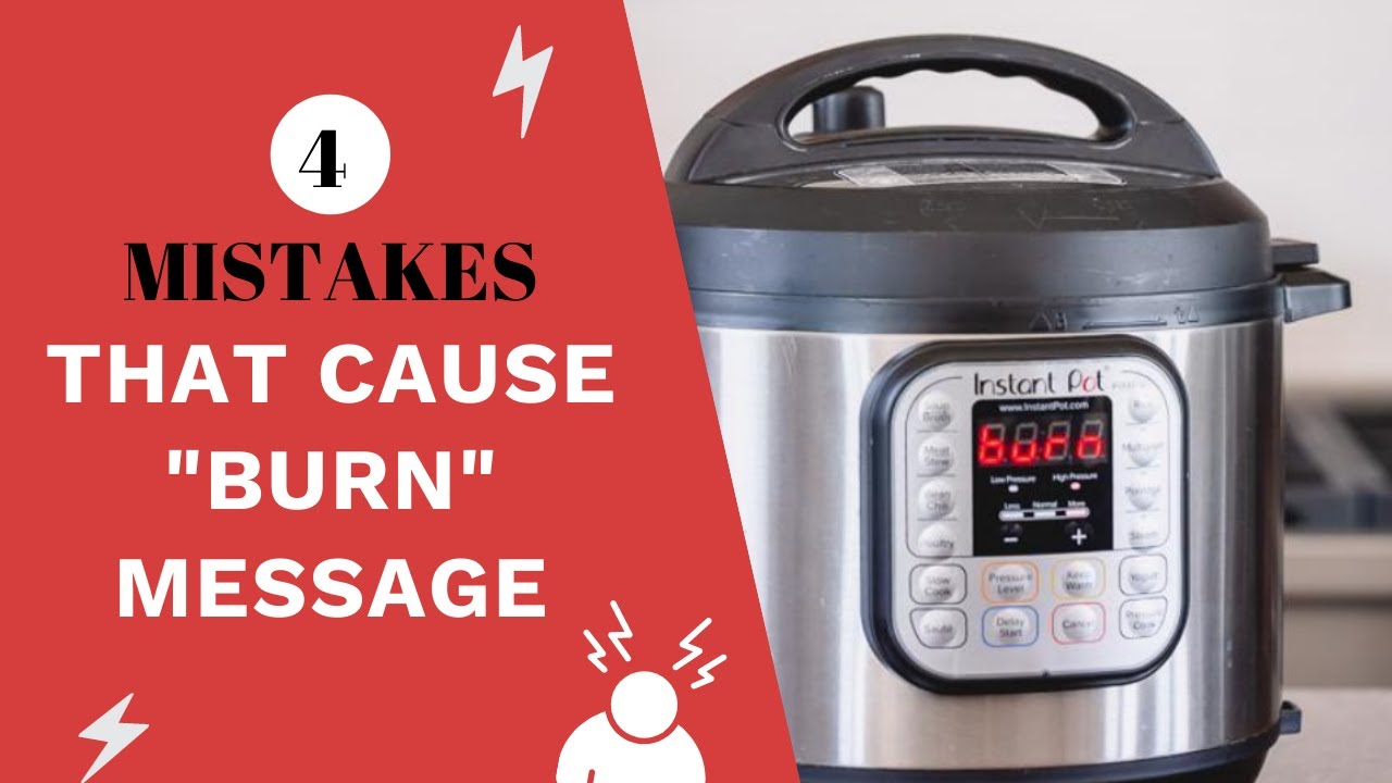 Вот что нужно сделать, если на экране Instant Pot появилось сообщение о пригорании...