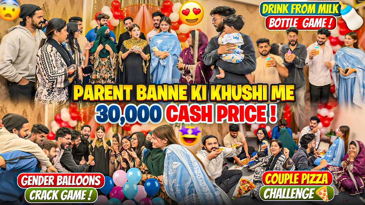 Parent Banne Ki Khushi Me 30,000 cash Price 😍| Dad To Be Games ❤️| Folats | Abresh & Zeeshan