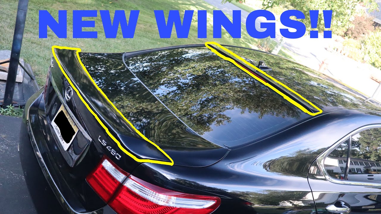 New Spoilers For my Lexus LS 460 + (Darker Tint)