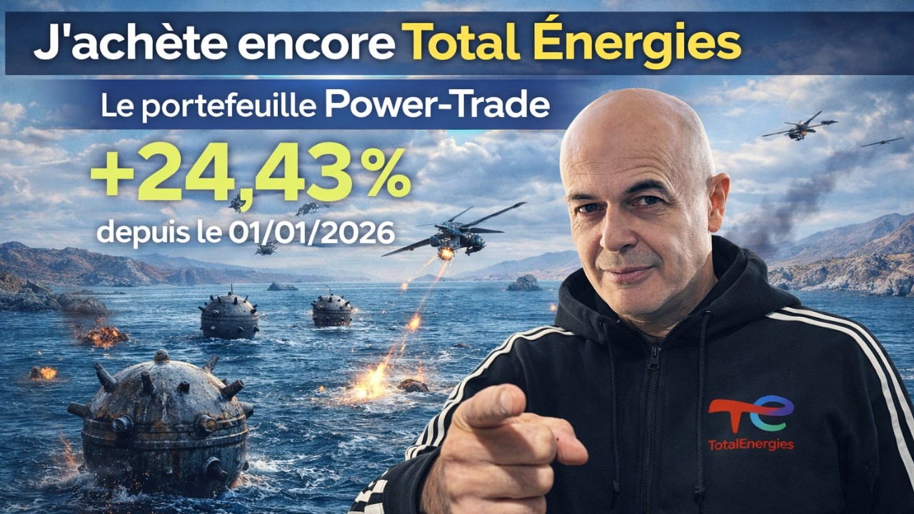 Total Énergies pèse 68,28 % de mon portefeuille qui gagne 24,43 % depuis le 01/01/2026