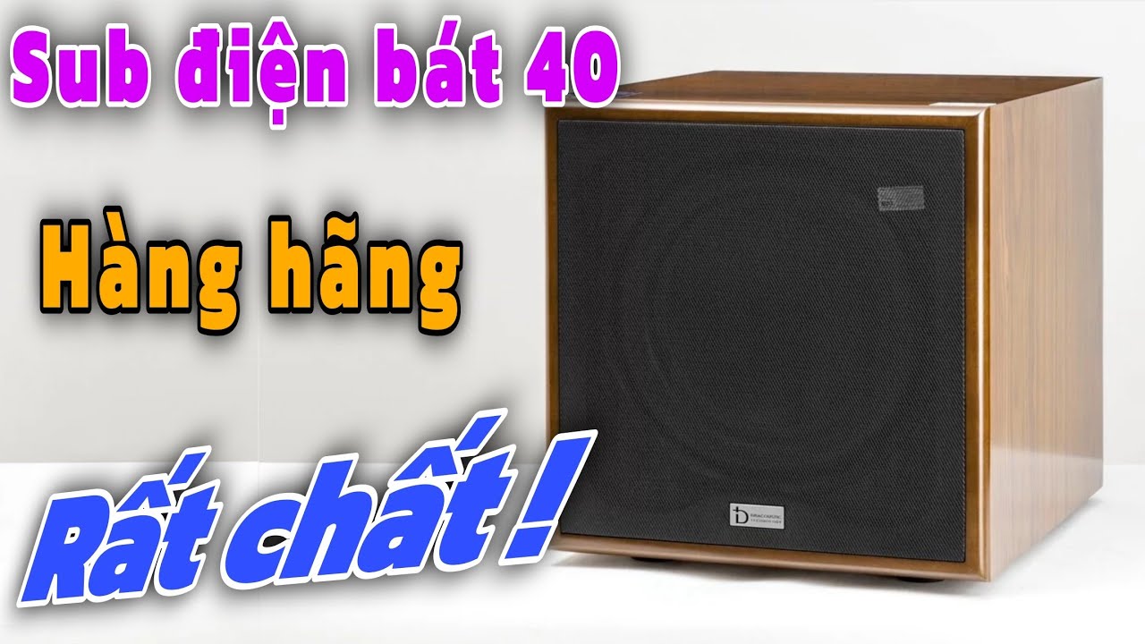 Loa sub điện b&aacute;t 40 h&agrave;ng nhập khẩu ch&iacute;nh h&atilde;ng DB acoustic m&atilde; KS315SA. Sang trọng + uy lực