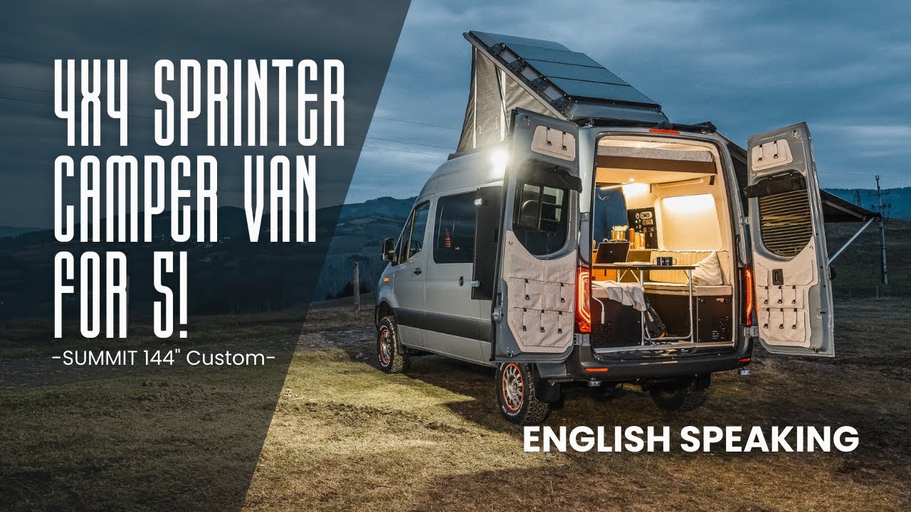 VAN TOUR ENGLISH I SUMMIT I  Sprinter 4x4 v6 Oberaigner for 5 people !