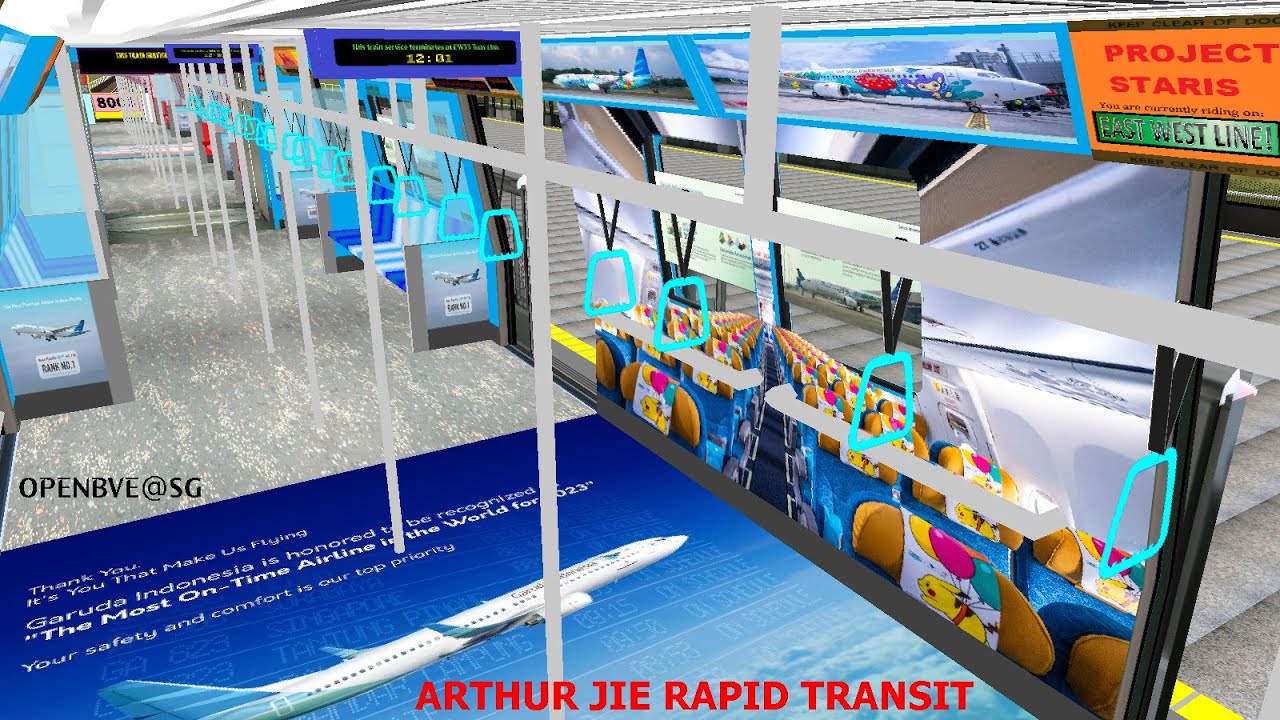 [OpenBVE][AJRT][Route Play] New Chimes! C361 @ East West Line, from EW1 Pasir Ris to EW4 Tanah Merah