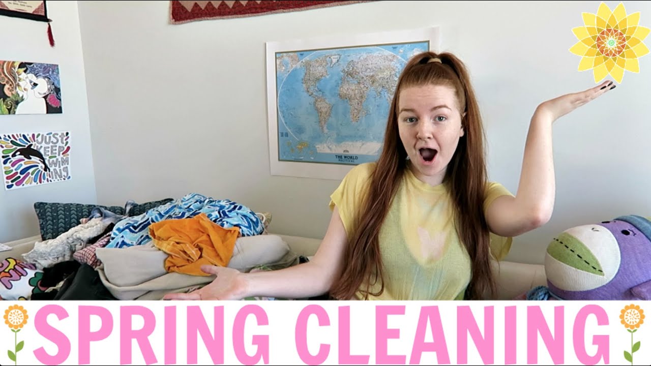 SPRING CLEANING MY ROOM | ORGANIZATION TIPS + TRICKS | MEGHAN HUGHES