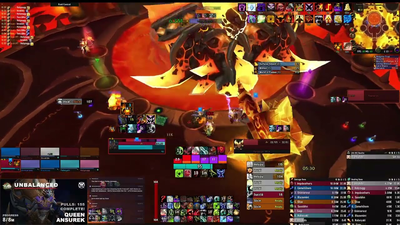Ragnaros 10H - Blood Death Knight Tank PoV -- Heroic Firelands - World of Warcraft Cataclysm Classic