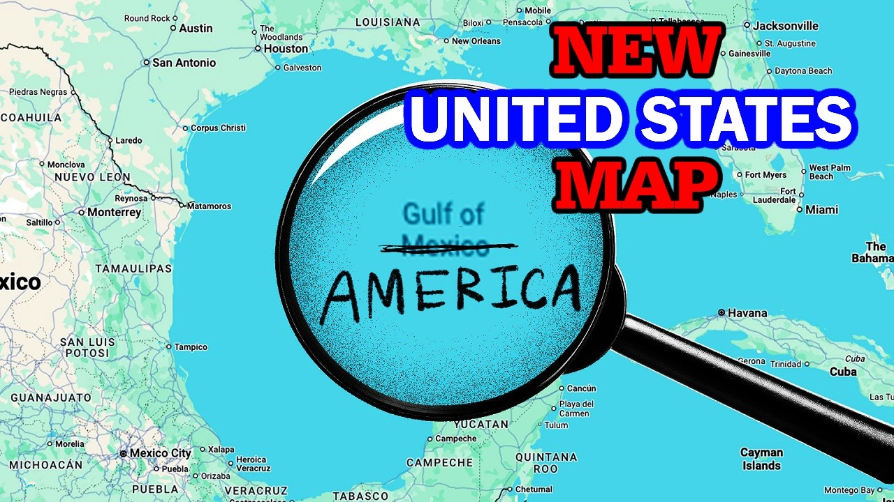 The Gulf of Mexico vs. Gulf of America: Google Map Change Explained!