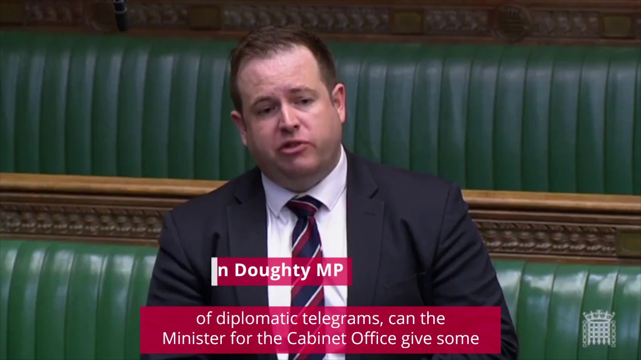 Stephen Doughty MP - Cabinet Office Questions  - 10.07.2019
