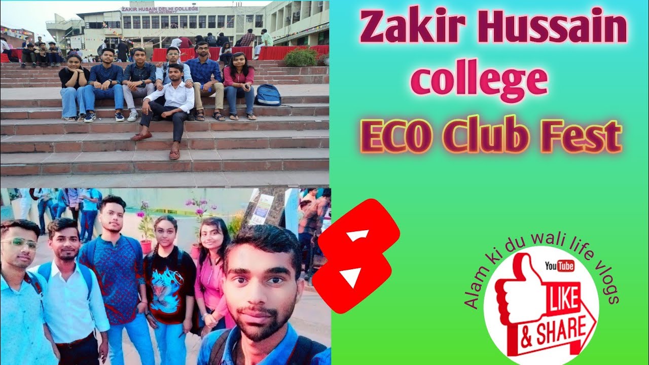 Part:-1 Eco Club Fest ZHDCE University of Delhi Vlog 