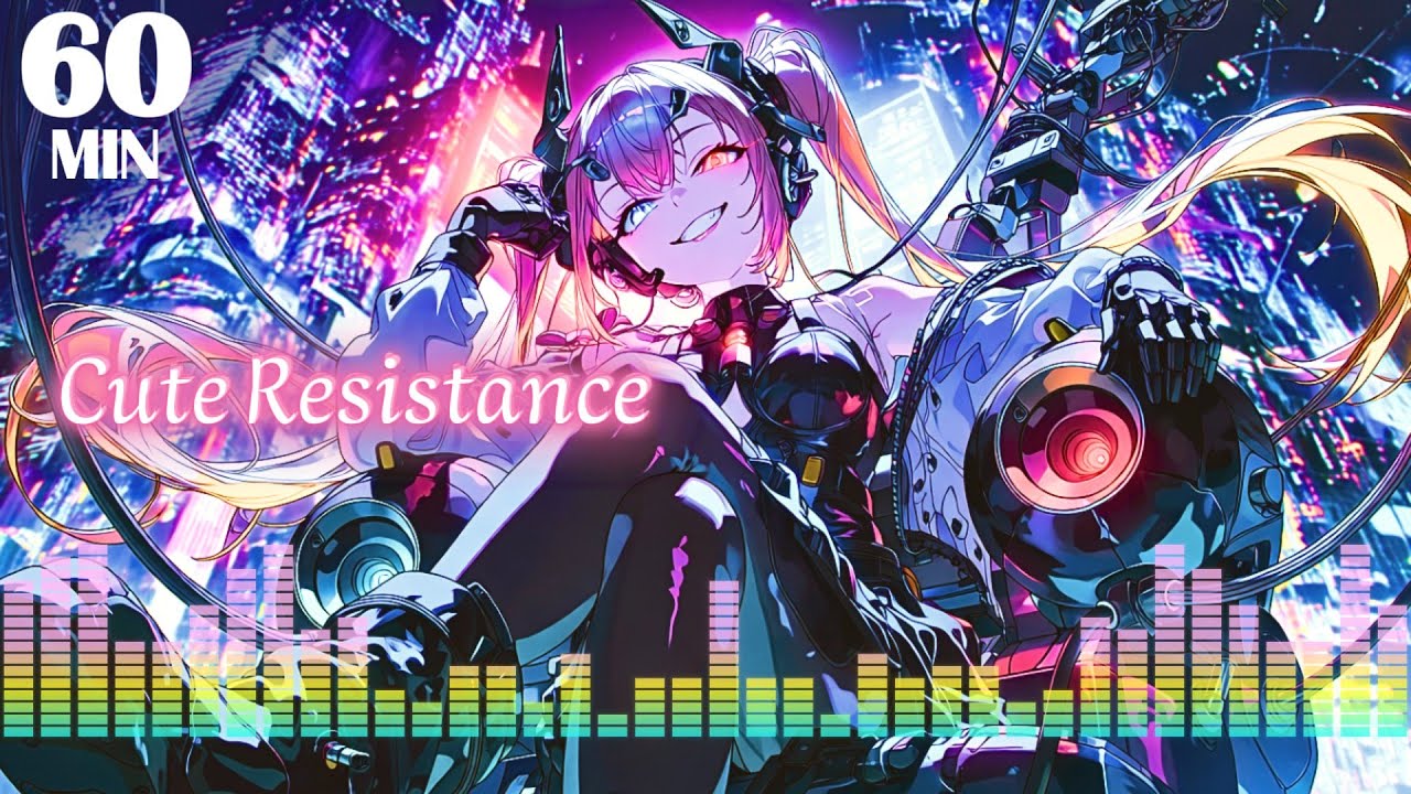 1 HOUR music | Keep Talking. I’m Already Ahead. – Epic Cyberpunk / Anime Rock | Cute Resistance