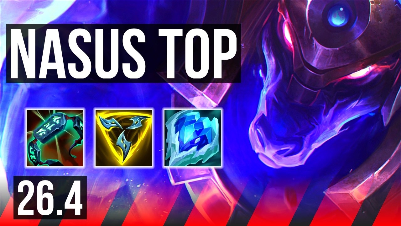 NASUS vs AKALI (TOP) | 45K damage | KR Master | 26.4