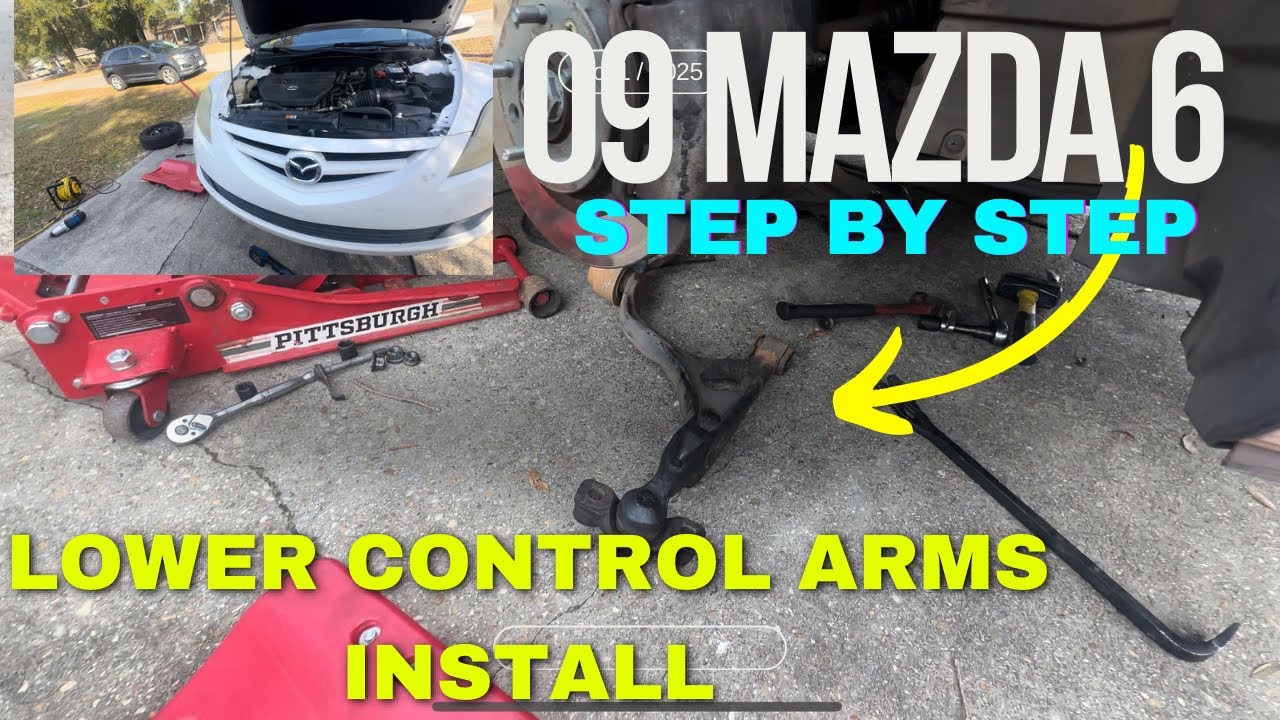 Easy Step-by-Step Guide: Installing Lower Control Arms on 09 Mazda 6 belt replacement