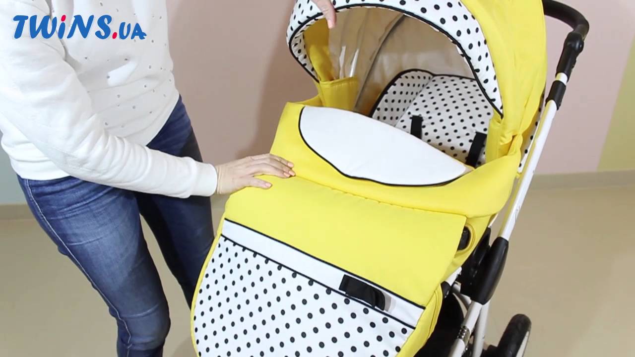 Коляска Dada Paradiso Group Glamour Yellow 3 в 1
