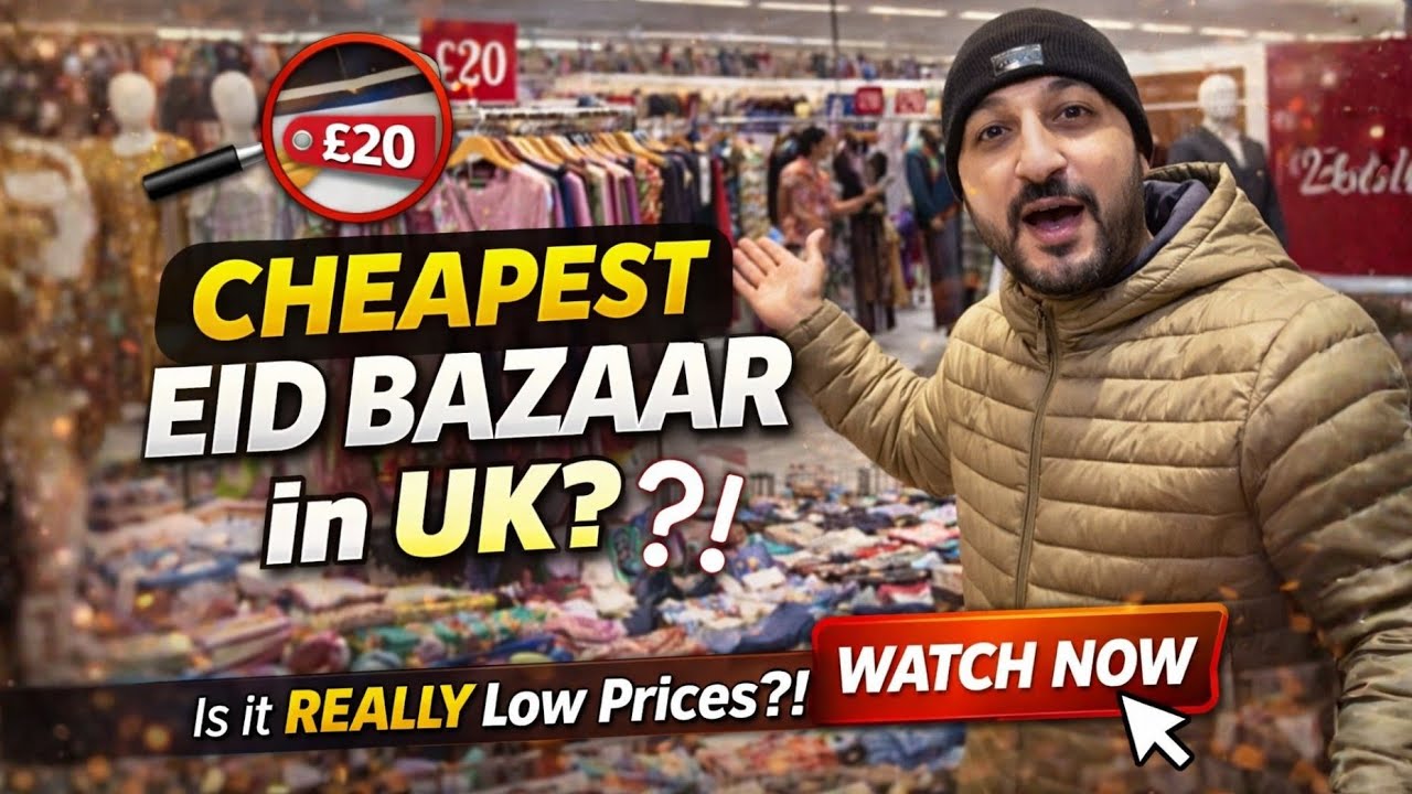 Eid sale 2026 started in Bradford UK | Eid shopping around the Bradford 