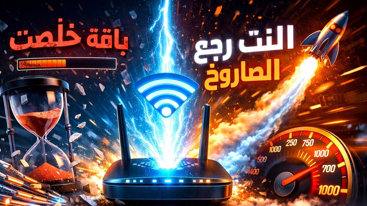 كونفج المنتظر رجوع سرعه النت بعد انتهاء الباقة | كونفجات وي - اتصالات - اورنج (وداعا للاحتكار)😜