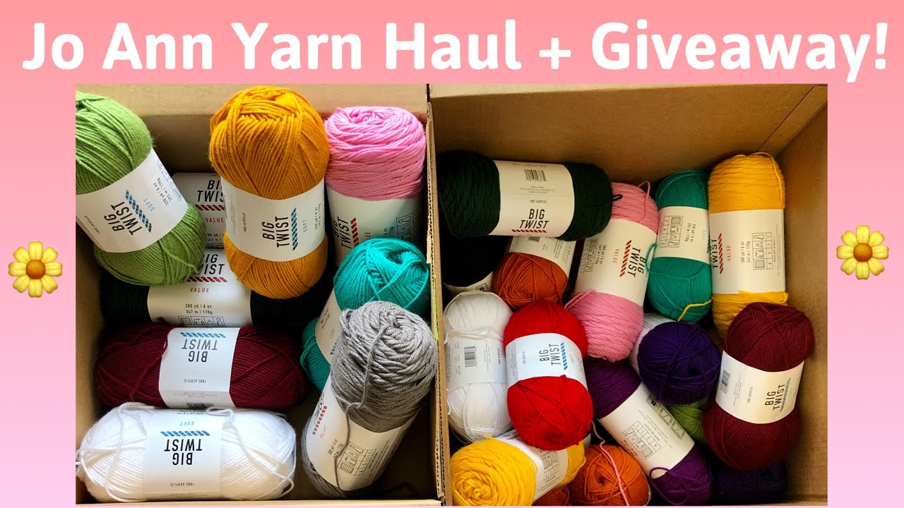 Huge Jo Ann Big Twist Yarn Haul  @JOANNStores