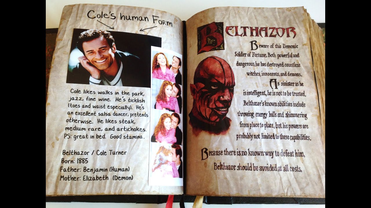 Prescott Manor Charmed Book of Shadows flip through part 1