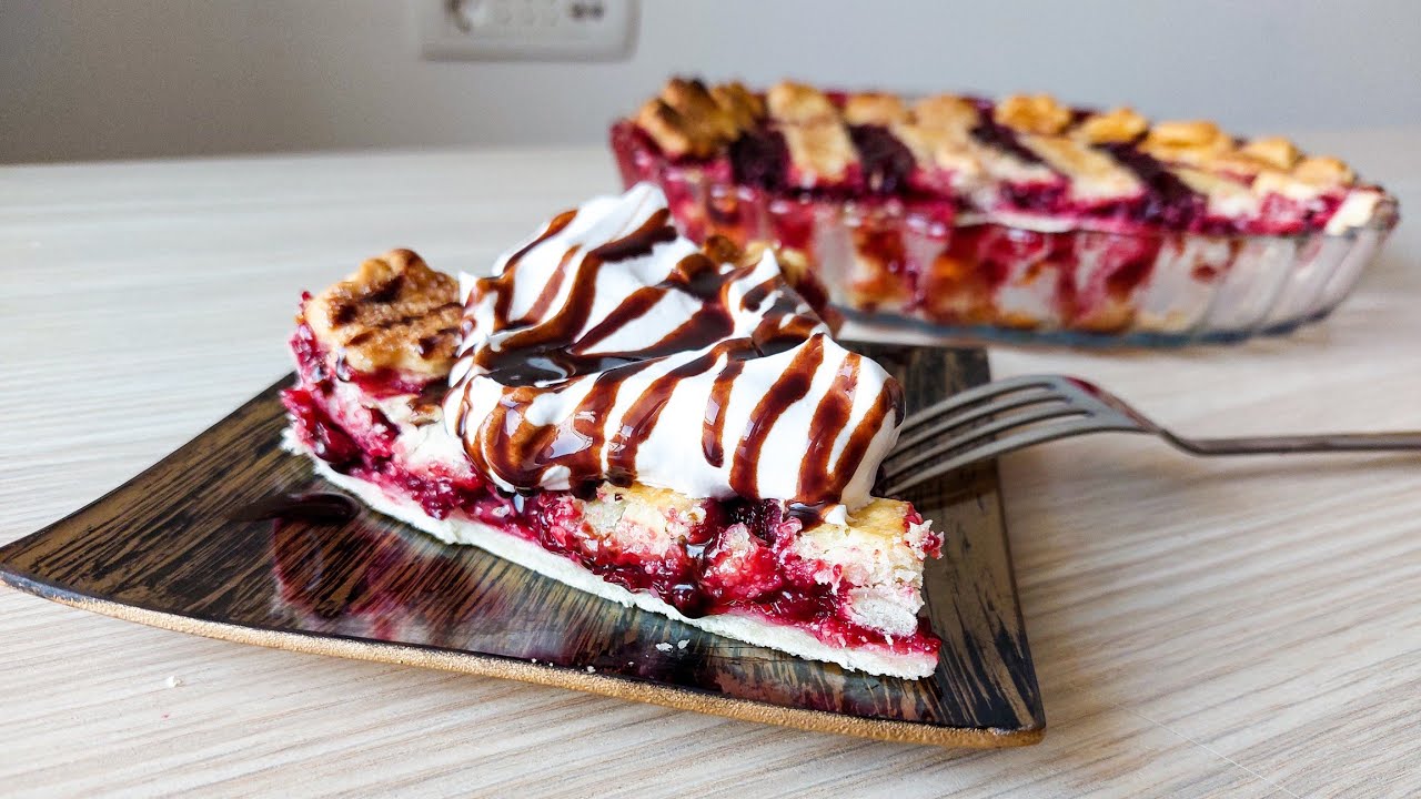 Američka pita sa višnjama- american pie with cherries best recipe ever, amazing taste 🥰