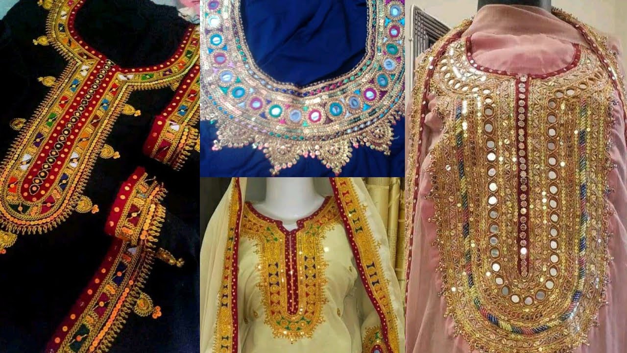 Hand Embroided Zari And Muka / Work On Diffrent Colour  /  Stylish And New Designs Of Embroidery