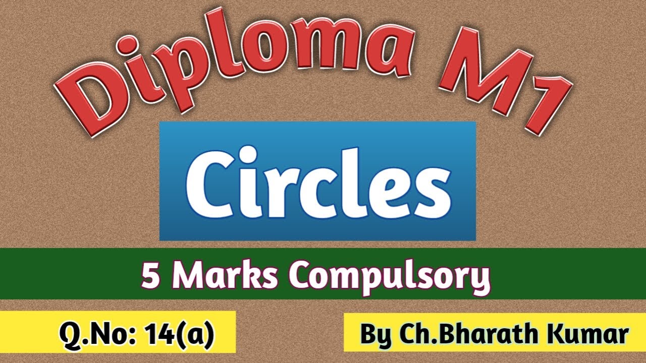 AP Diploma M1||Circles||5 Marks