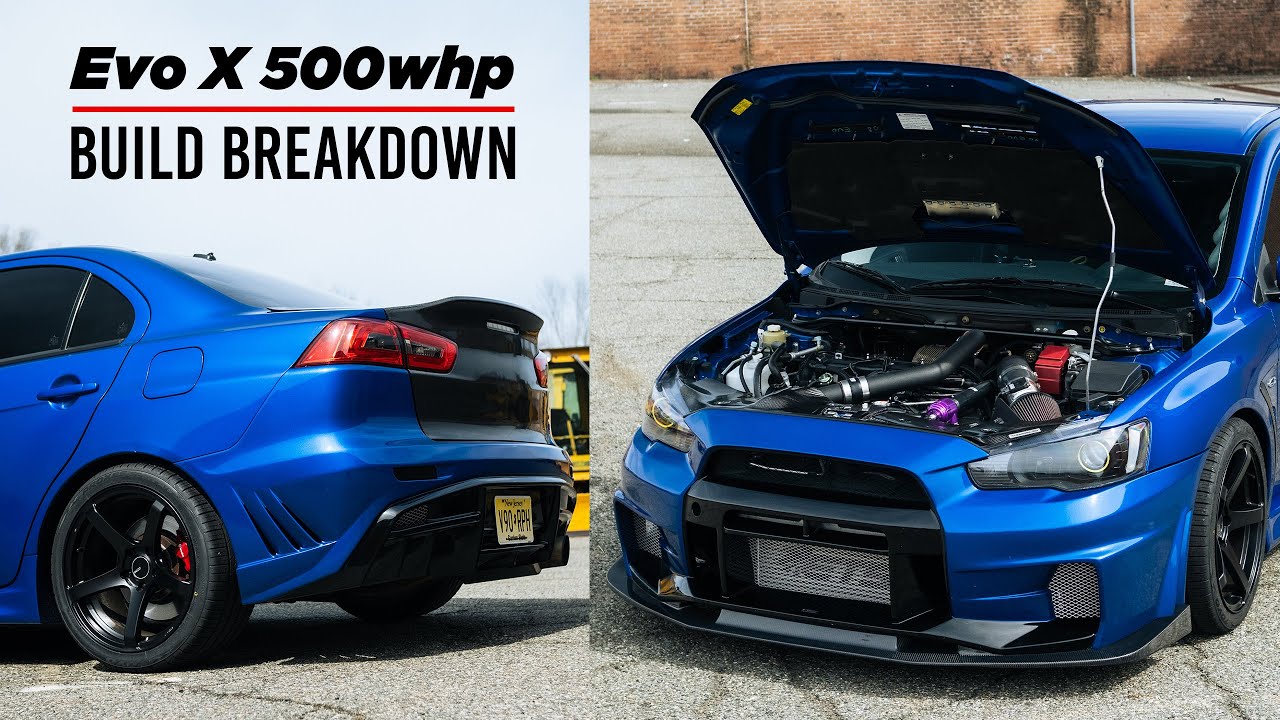 Evo X Build Breakdown | 500whp 6266 Gen 2 Turbo, Varis Bumper & More!