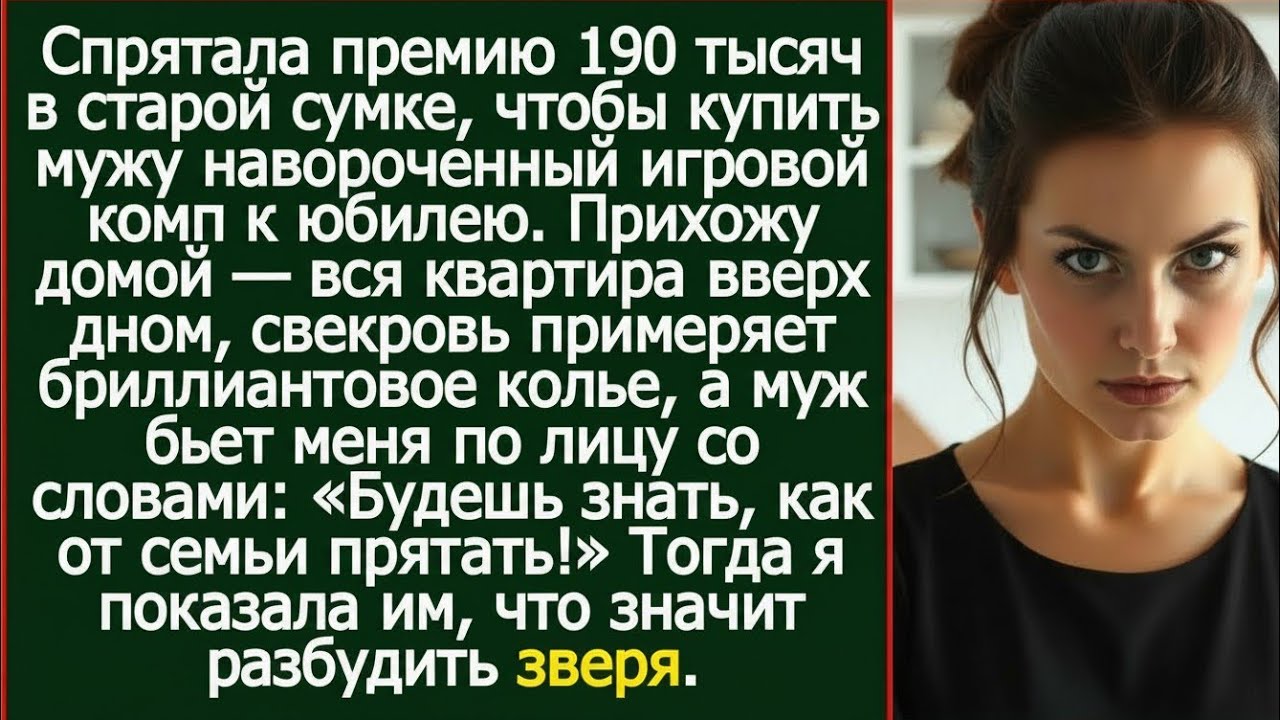 Спрятала премию в старой сумке для подарка мужу… Но свекровь нашла её первой